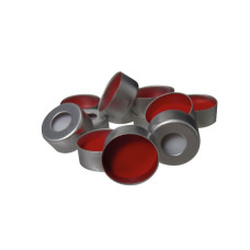 Cápsula de aluminio 11 mm con septum silicona/PTFE para viales capsulables