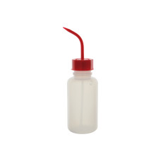 Frasco lavador graduado cuello ancho LDPE tapón de color