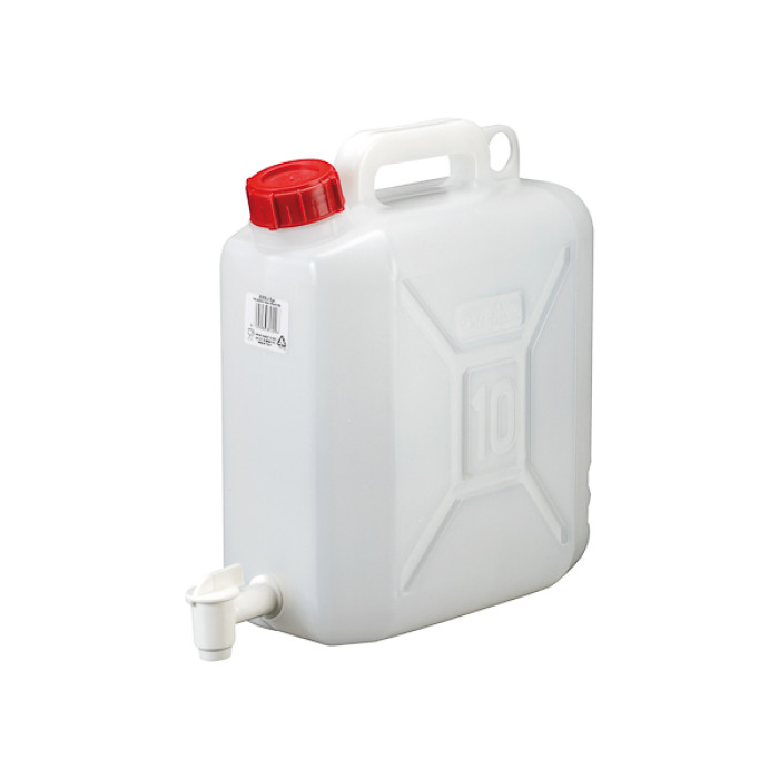 Bidón con grifo HDPE 10 L tapón de rosca