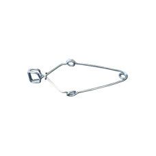 Pinza para tubos de ensayo alambre de acero 17 cm