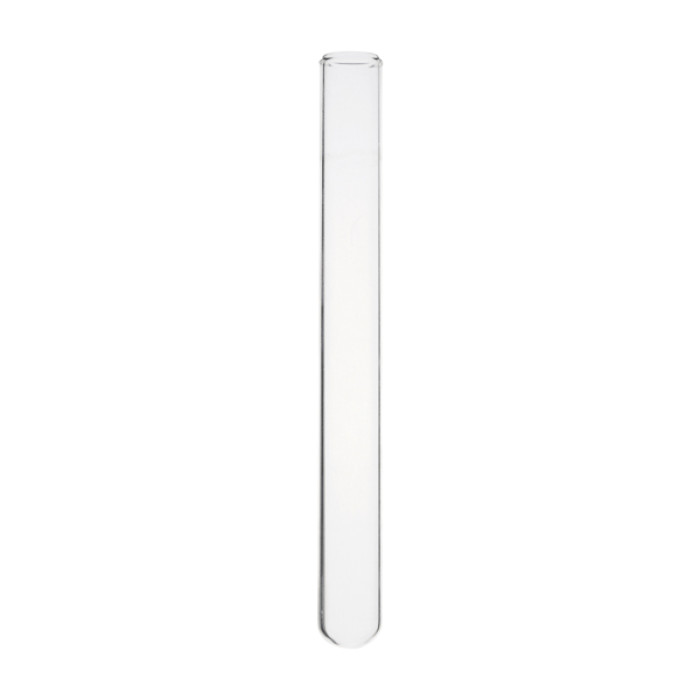 Tubo de ensayo desechable vidrio neutro sin reborde 0,6 mm