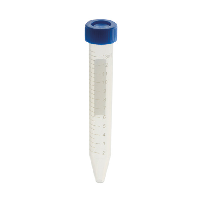 Tubo de centrífuga cónico 15 ml PP graduado con tapón de rosca