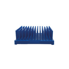 Rack de varillas para tubos de ensayo polipropileno azul