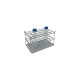 Gradilla para tubos de centrífuga acero inoxidable doble alambre