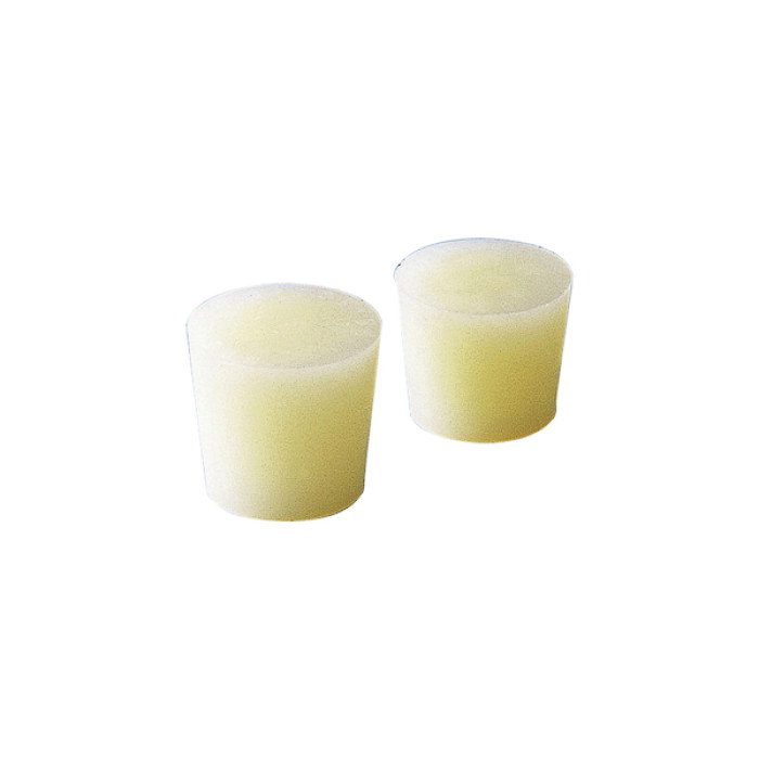 Tapón de silicona macizo ámbar -70 °C a 200 °C