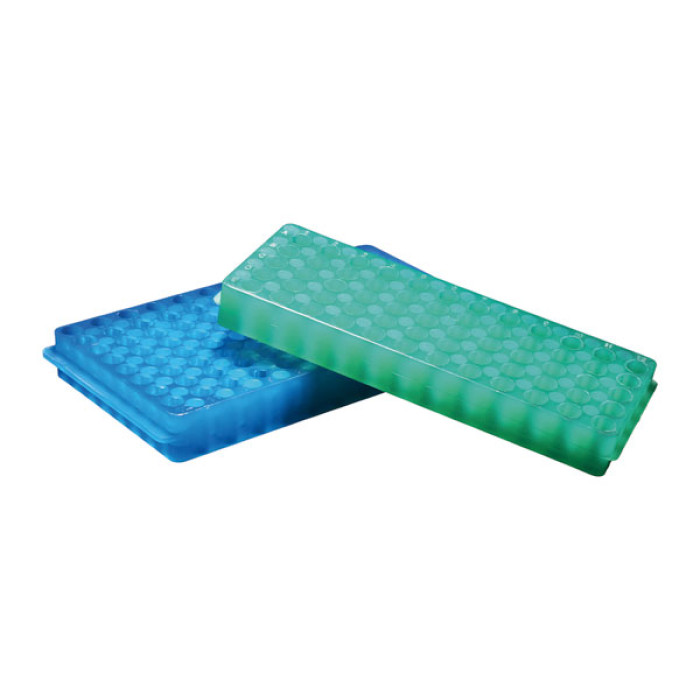 Gradilla reversible para microtubos 0,5 ml / 1,5-2 ml polipropileno autoclavable