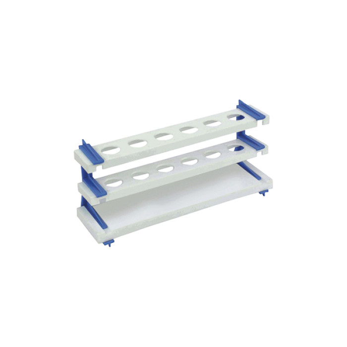 Gradilla para tubos de Nessler polipropileno