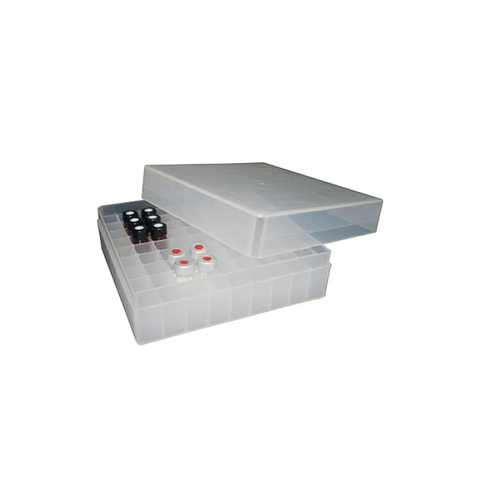 Caja de congelación para criotubos y viales polipropileno color natural