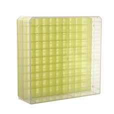 Caja para criotubos de polipropileno con tapa numerada congelable -90 °C a +120 °C