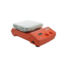 Agitador magnético digital con calefacción H20SQC 10 L placa vitrocerámica 184x184 mm hasta 550 °C