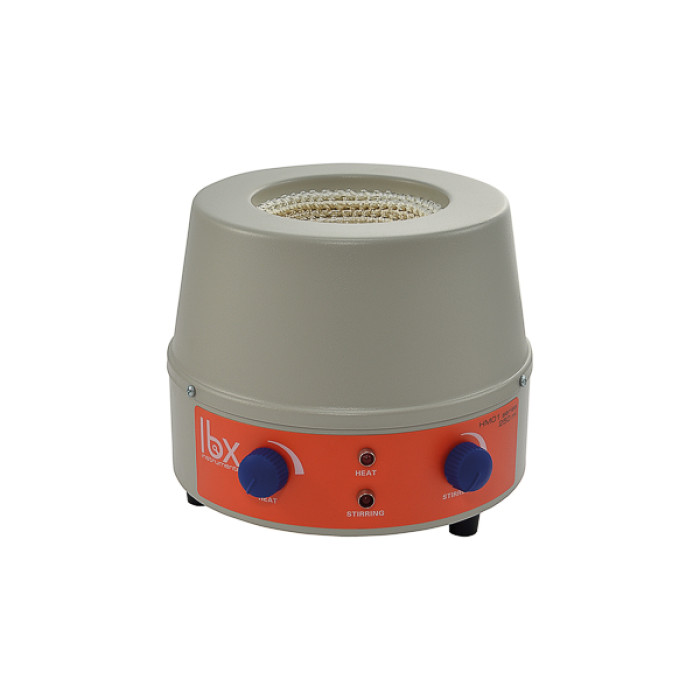 Manta calefactora con agitación magnética HM02 hasta 450 °C y 1400 rpm