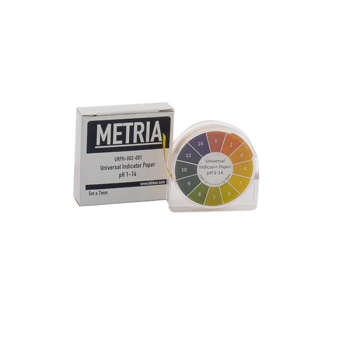 Papel indicador de pH en rollo