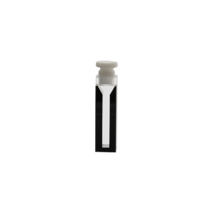 Cubeta para espectrofotómetro semimicro con tapón de PTFE