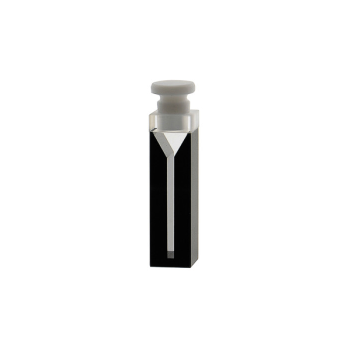 Cubeta para espectrofotómetro micro con tapón de PTFE