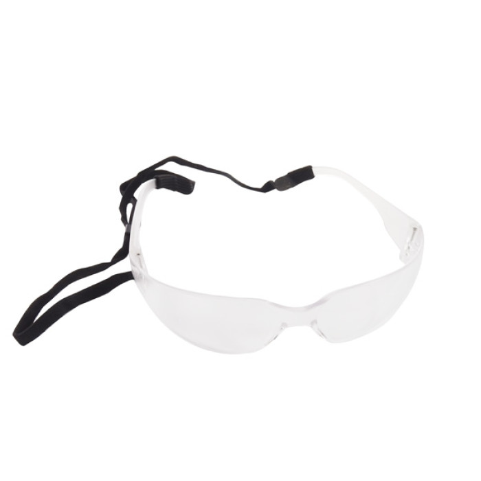 Gafas de seguridad policarbonato antirayaduras con cordón | Modelo A EN 166 1.F CE / Modelo B EN 166 EN 170 EN 172 CE
