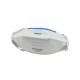 Máscara respiratoria desechable FFP3 NR D plegable sin látex