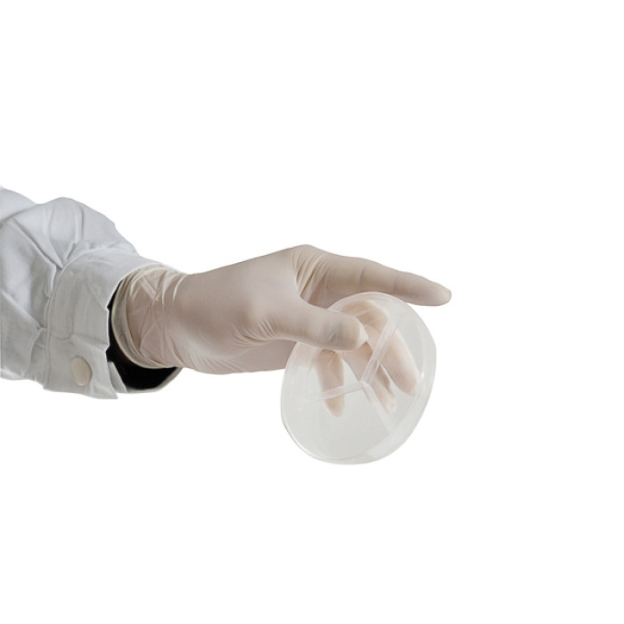 Guantes de examen desechables de látex ambidextros AQL 1,5 con y sin polvo