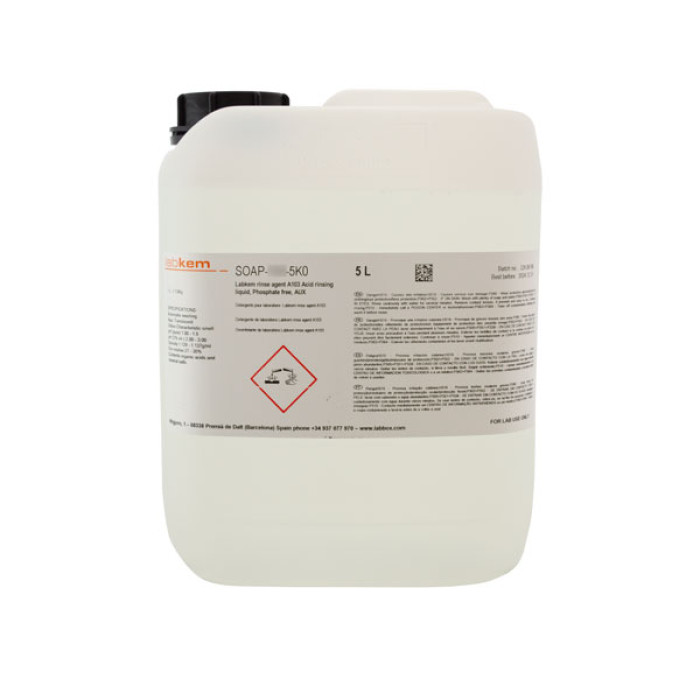 Aclarante líquido LABKEM RINSE AGENT A103 para lavavajillas de laboratorio