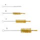 Escobillones para tubos de ensayo nylon o pelo natural mango alambre galvanizado