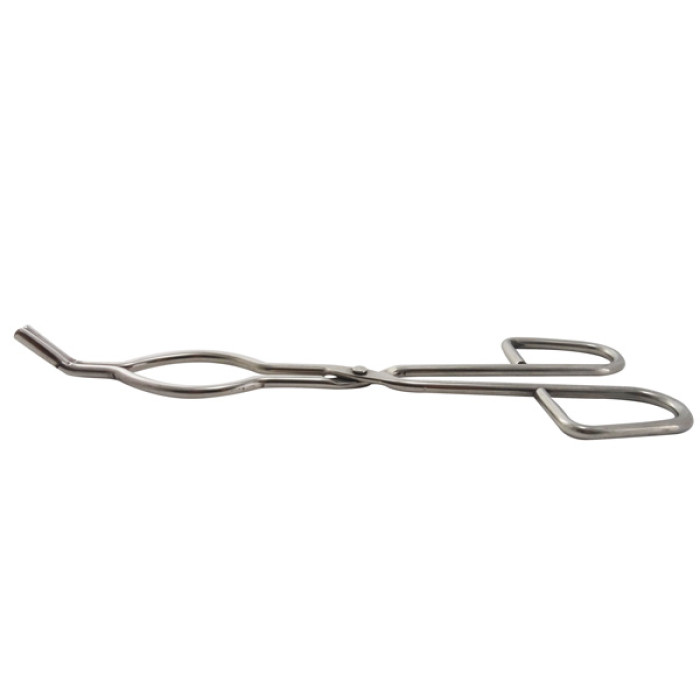 Pinzas para crisoles gollete mediano acero inoxidable
