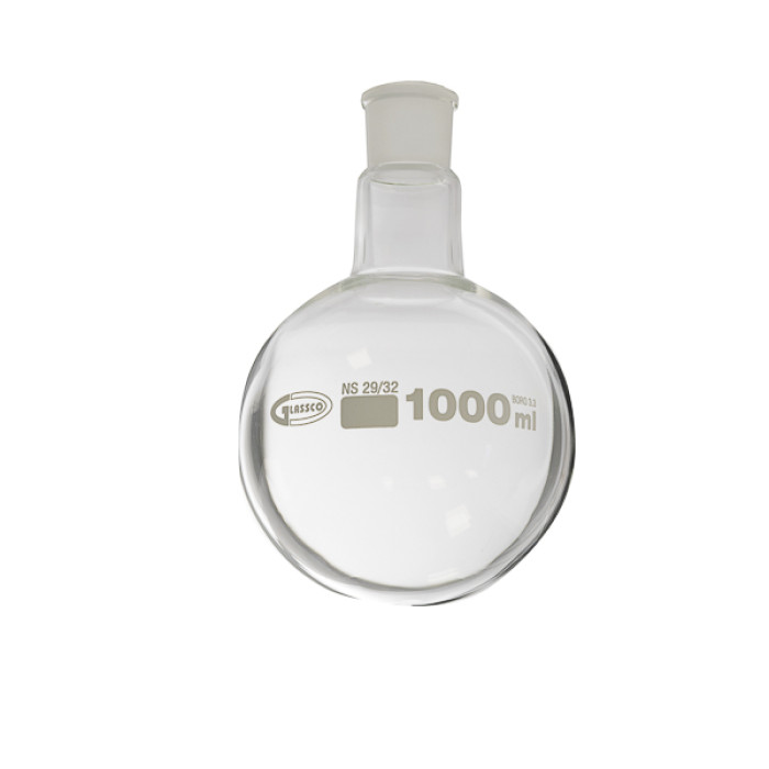 Matraz esférico fondo redondo boca esmerilada borosilicato 3.3 Glassco