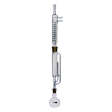 Equipo Soxhlet completo 250 ml borosilicato 3.3 con refrigerante y matraz 500 ml GLASSCO