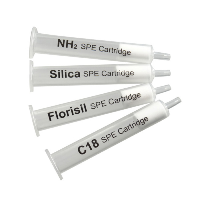 Cartuchos SPE de extracción en fase sólida C18, Silica, Florisil y NH2 — columnas 3 y 6 ml