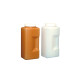 Frasco graduado base rectangular HDPE tapón rosca 75 mm