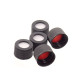 Tapón de rosca 13-425 con septa silicona/PTFE para viales de 13 mm