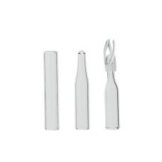 Inserto para viales de cromatografía 2 ml — base plana, cónica y cónica con Polyspring