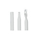 Inserto para viales de cromatografía 2 ml — base plana, cónica y cónica con Polyspring