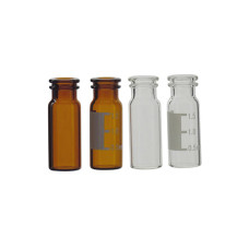 Vial snap-top para cromatografía 2 ml borosilicato USP tipo I boca ancha