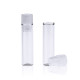 Vial Shell 1 ml fondo plano cristal transparente con tapón