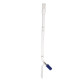 Columna de vidrio para cromatografía borosilicato 3.3 con llave de paso PTFE y frita sinterizada