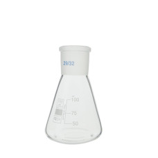 Matraz Erlenmeyer boca esmerilada borosilicato 3.3 GLASSCO ISO 4797