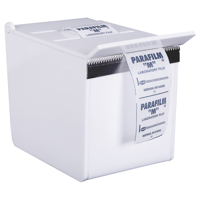 Dispensador de Parafilm M acrílico blanco para rollos de 5 y 10 cm