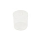 Pesafiltros de polipropileno con tapa cilíndrico transparente
