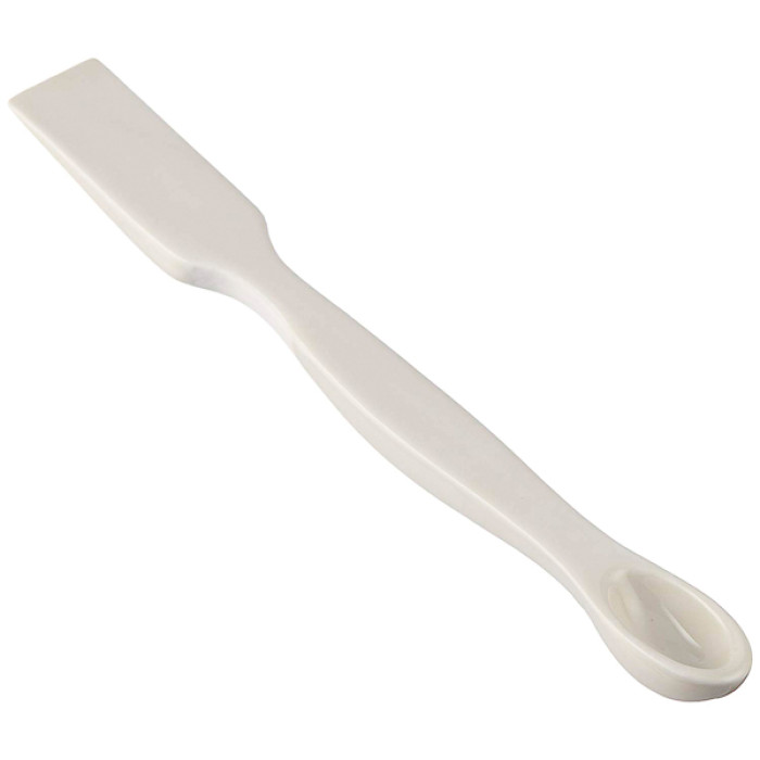 Espátula de porcelana con cuchara resistente hasta 1150 °C esmaltada