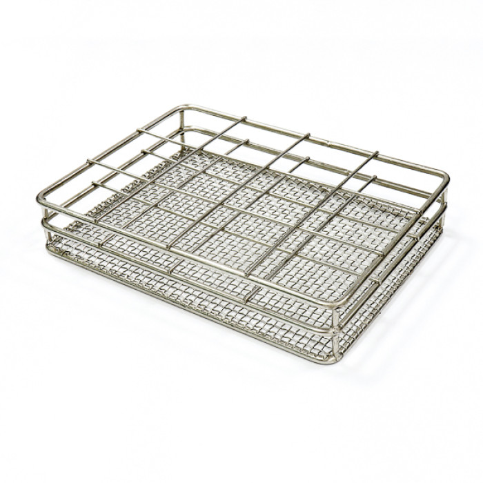 Gradilla para frascos de muestras acero inoxidable