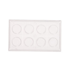 Placa de 8 cavidades poliestireno para colorimetría