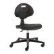 Silla baja de laboratorio con ruedas