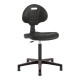 Silla alta de laboratorio con reposapiés
