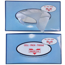 Pañuelos de celulosa doble capa caja dispensadora 100 servicios