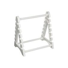 Estante horizontal para pipetas polipropileno 12 pipetas autoclavable