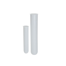 Tubo de ensayo PTFE pared gruesa acabado interno liso hasta 280 °C