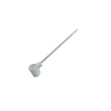 Cazo de muestreo PTFE mango fijo boquillas de vertido dobles