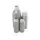Frasco de aluminio puro 99,5% monobloc con tapón PP y obturador antigoteo HDPE homologación UN