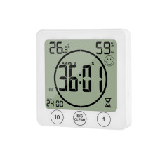 Termo-higrómetro digital para interiores con temporizador KT-9