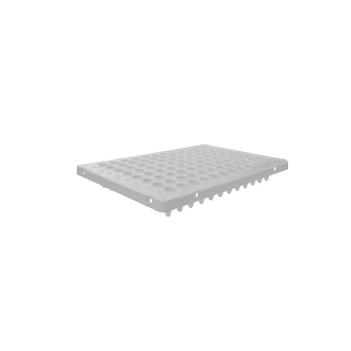 Placa 96 pocillos para PCR y qPCR polipropileno USP VI libre de DNasa RNasa e inhibidores