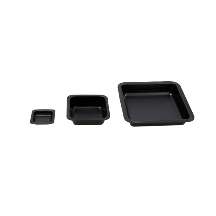 Bandeja de pesada de poliestireno negra
